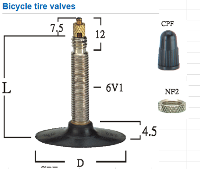  自行車用氣門嘴Bicycle Tire  Valves Presta TFV系列