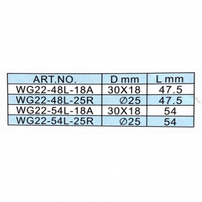 自行車用氣門嘴Bicycle Tire  Valves TWO-PIECES WG22系列