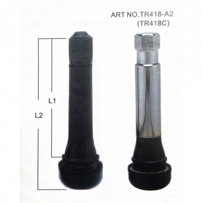 TR418 氣車用汽車用氣門嘴 TR418 Passenger car Tire Valves